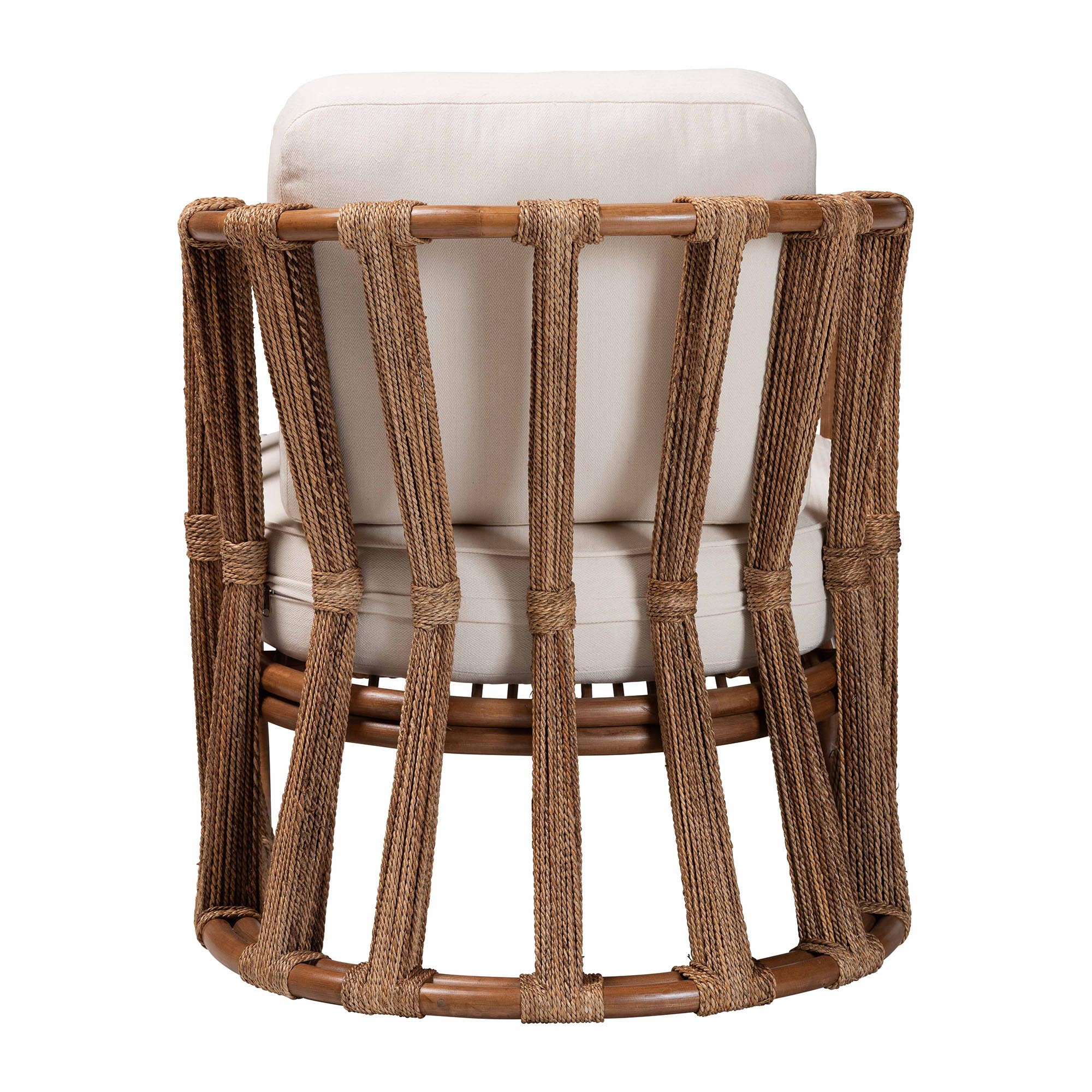 bali & pari Westham Boho Arm Chair, Brown