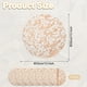 thumbnail image 2 of 16Pcs Manteles Redondos Desechables Rosa Dorado, 13" Decoraciones de Mesa con Brillos Metálicos, 2 of 6