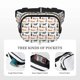 thumbnail image 5 of Disketp Dogs Pug Riñonera de Doble Capa, Bolsa de Cintura Ajustable para Viajes, Correr y Senderismo, Riñonera Ligera para Hombre y Mujer, 5 of 9
