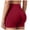 a9-Wine, variant on KPOPLK Women's Biker Shorts 4" - Yoga Shorts No Front Seam High Waisted Womens Workout Gym Booty Scrunch Butt Shorts,Yellow,Size S