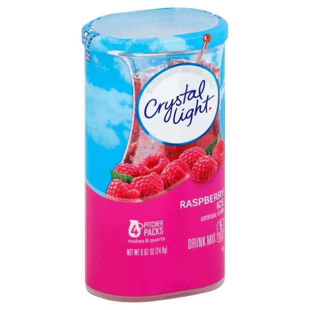 Kraft Crystal Light Raspberry Ice Drink Mix Canister 0 87 Ounce kraft-crystal-light-raspberry-ice-drink-mix-canister-0-87-ounce