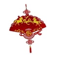 thumbnail image 3 of Decoración de Año Nuevo vietnamita, letrero colgante para la entrada con borla, reutilizable. Estilo F, 3 of 9