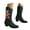 2Blue, variant on Cowboy Boots for Women Bear Print Pointed Toe Western Country Concert Cowgirl Boots