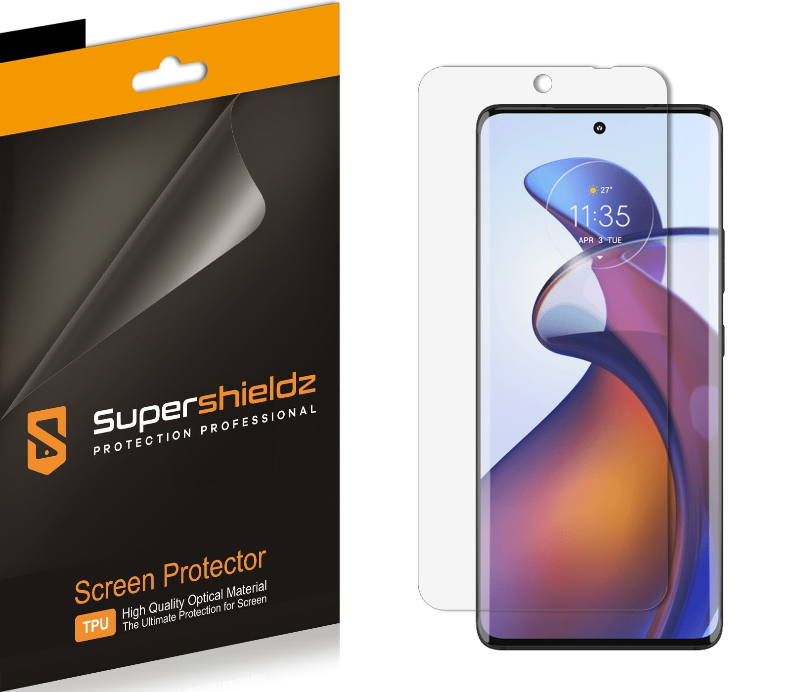 (2 Pack) Supershieldz Designed for Motorola Edge 30 Fusion Screen