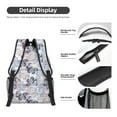 thumbnail image 4 of Rateoe Autumn Leaves Pattern Durable Student Backpack Laptop Bag- Ergonomic Design, Waterproof Twill Fabric - Ideal for School, Travel, and Outdoor Activities-One Size, 4 of 6