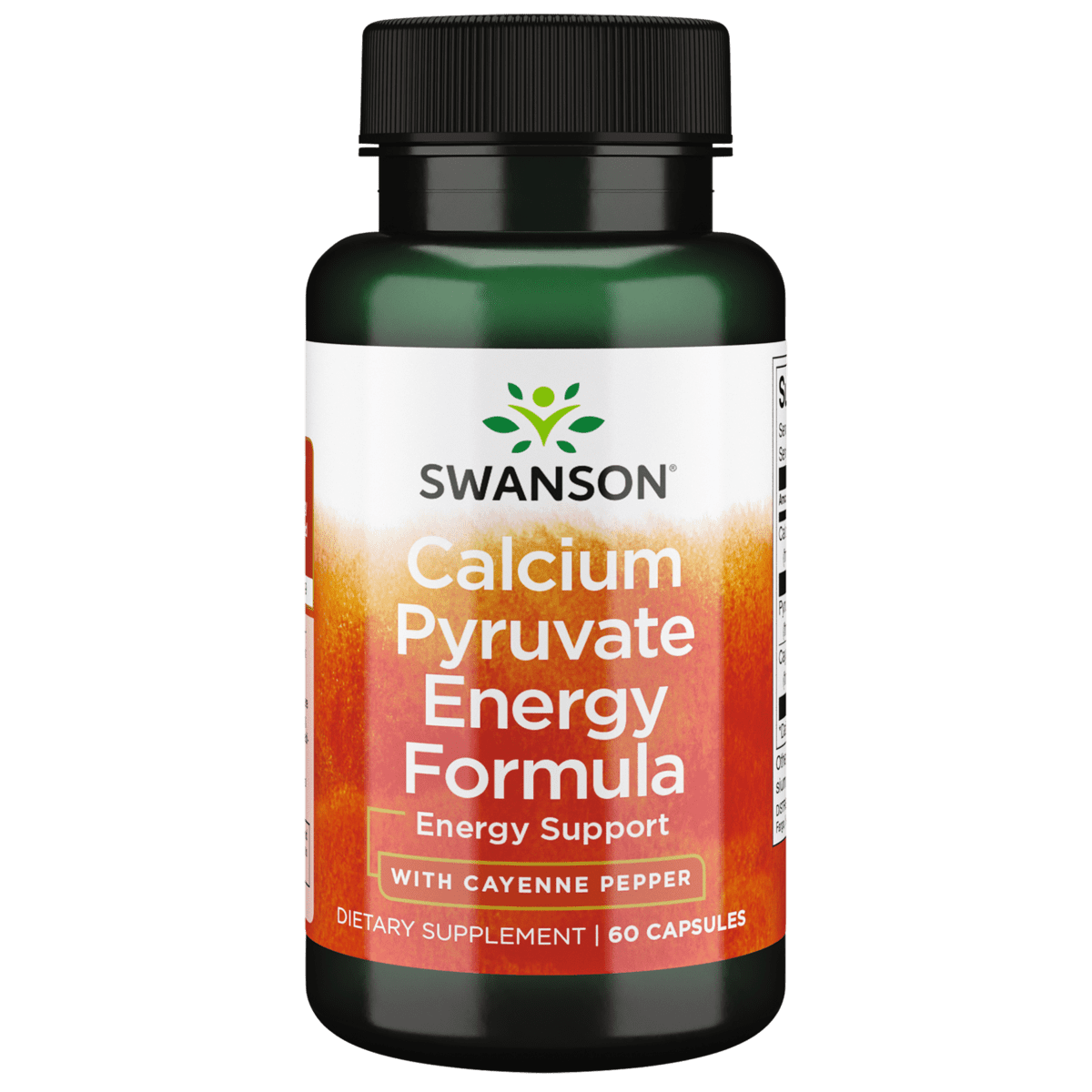 Swanson Calcium Pyruvate Energy Enhancer 60 Capsules