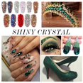 thumbnail image 4 of Arte de uñas redondo de cristal, gemas de diamantes de imitación con parte posterior plana, 4 of 5