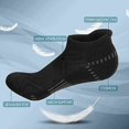 thumbnail image 3 of Ankle Athletic Running Socks Cushioned Breathable Low Cut Sports Tab Socks for Men and Women (6 Pairs), 3 of 7