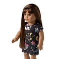 thumbnail image 2 of American Girl Truly Me 18-inch Doll #122 with Brown Eyes, Dark-Brown Hair w/Highlights, Tan Skin, T-shirt Dress, For Ages 6+, 2 of 5