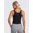 thumbnail image 2 of Top Corto Doble Capa Butterluxe CRZ YOGA Negro XS, 2 of 8