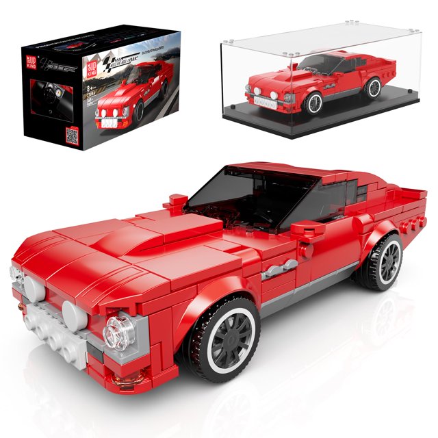 Mold King Vantage 1977 Kits de construcción de automóviles deportivos clásicos Moc Racing Car Toys Modelo de bloques de vehículos Adecuado para que los niños construyan decoración de la casa Regalos p