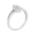 thumbnail image 4 of 10K White Gold 1/4ct TDW Round cut Diamond Cluster Ring (H-I,I1-I2), 4 of 8