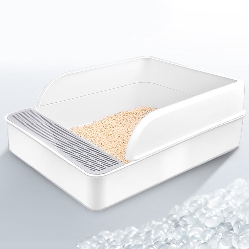 PBPBOX Proof Cat Litter Box Durable Semi Enclosed Cat Toilet for Pet Supplies