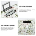 thumbnail image 4 of Haiem Aerial Flora Luggage Cover Printed Suitcase Covers for Luggage Elastic Washable Suitcase Protector Fits 18-32 Inch Luggage-Large, 4 of 8
