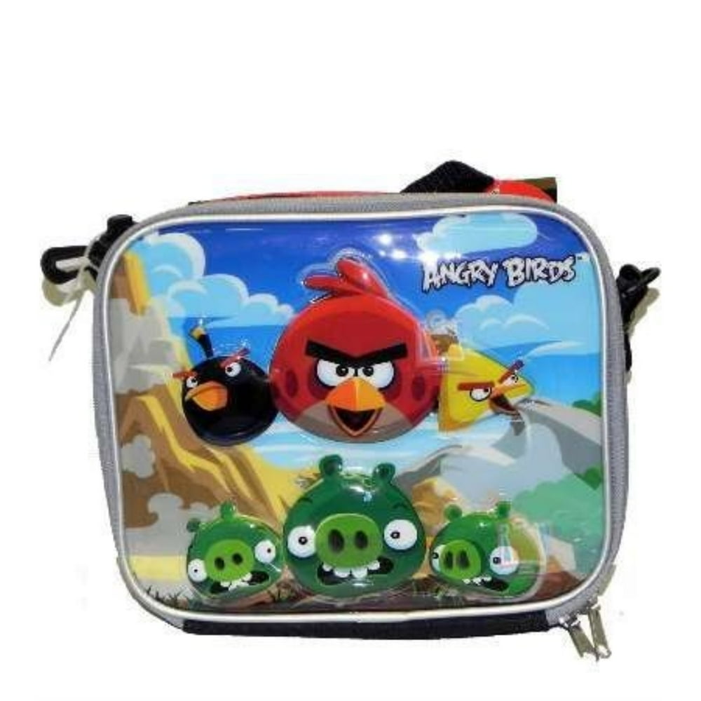 angry birds lunch bag lunch box 05433 red