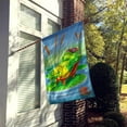 thumbnail image 2 of Carolines Treasures APH0521CHF Frog Chilaxin on the Lilly Pad Flag Canvas House Size  Large multicolor, 2 of 4
