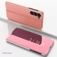 thumbnail image 2 of Mirror Case for Samsung Galaxy S23+ Plus (NOT S23) Support Wireless Charging, Smart Clear View Cover Ultra Thin with Kickstand Flip Phone Case for Samsung Galaxy S23 Plus 5G QH Rose Gold, 2 of 10