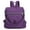 Purple, variant on Spencer Women Backpack Purse Anti-theft Travel Backpack Ladies Shoulder Bags Waterproof Nylon Handbags Casual Daypack, Purple