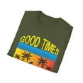 thumbnail image 4 of Palm Trees Beach Ocean Umbrella Graphic Novelty Tees, 4 of 6