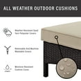 thumbnail image 2 of Crosley Palm Harbor Wicker Patio Chaise Lounge in Brown and Sand, 2 of 3