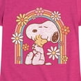 thumbnail image 3 of Peanuts - Retro Flower Rainbow  - Toddler And Youth Girls Short Sleeve Graphic T-Shirt, 3 of 6