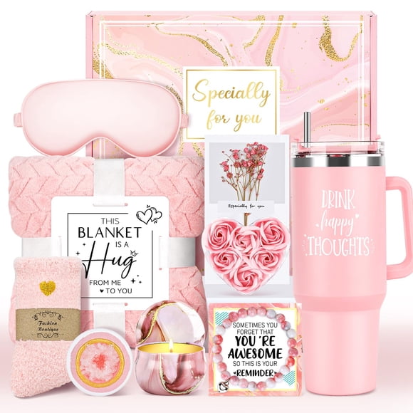 Canasta de regalo YENCHORN: kit de spa y autocuidado de lujo para mujer