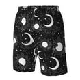 thumbnail image 5 of Naloa Crescent and Stars Men's Beach Shorts, Surfing shorts, Swim trunks, Quick Dry Swim Trunks for Surfing Beach Fun - Small, 5 of 9