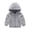 1-72Grey244, variant on CAIVO Toddler Kids Girls Boys Drawstring Hooded Comfortable Tops Loose Long Sleeve Blouse Soild With Pocket Sweatshirt Coats Leisure Jackets