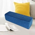 thumbnail image 6 of yotijay Sofa Arm Rest Pillow Creative Waist Backrest Cushion for Reading Bed Sitting Deep Blue, 6 of 9