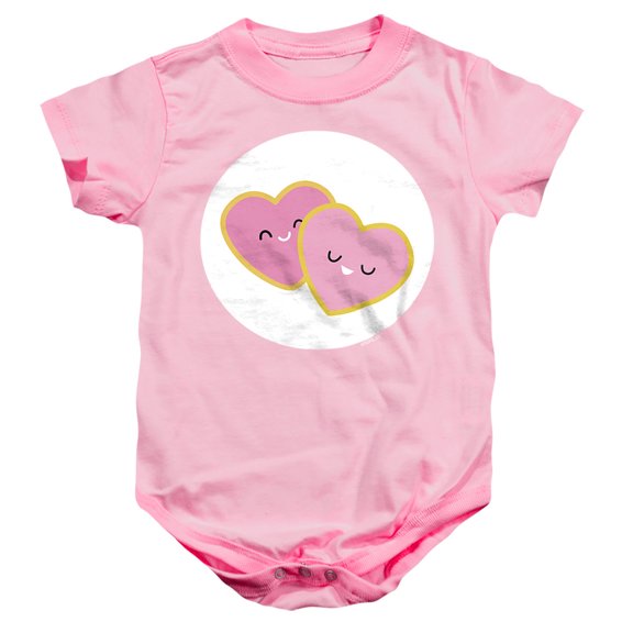 Care Bears: Unlock the Magic Always There Bear Belly Unisex Infant Snap Suit for Baby, Pink, Small