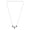 Green, variant on Cubic Zirconia CZ Square Pendant Chain Necklace Jewelry Gift for Women, Pink