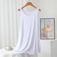 thumbnail image 2 of ATENAR Nightgowns for Women,Womens Nightgown,Easy Care,Comfort Fit,Cotton,Polyester,White,M(US:4), 2 of 6