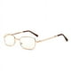 thumbnail image 2 of Gafas de lectura plegables de resina con marco de metal para personas mayores, con estuche para gafas, 2 of 5