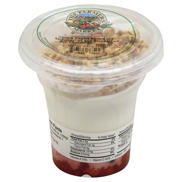 Del Monte Strawberry / Blueberry Yogurt Parfait