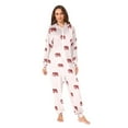 thumbnail image 2 of FORMRS Onesies Pajama for Adults Unisex Hoodie Winter Jumpsuit One Piece Sleepwear, Sizes S-2XL, Cartoon Elephant Pattern, 2 of 7