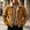 #80-Yellow, variant on Ceisia Mens Lapel Corduroy Sherpa Lined Button Front Warm Winter Jacket Coat Army Green XXL Gift