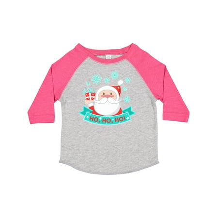 

Inktastic Santa Claus with Snowflakes Ho Ho Ho Gift Toddler Boy or Toddler Girl T-Shirt