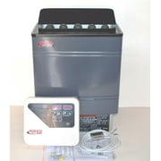 TU90WD-OD - RESIDENTIAL 9KW WET & DRY 240V TURKU SAUNA HEATER STOVE EXTERNAL CON5 DIGITAL CONTROLLER