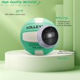 thumbnail image 4 of Kit de poliuretano blando para voleibol Stavanicen, talla 5, verde y blanco, 4 of 8