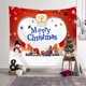 thumbnail image 1 of Teissuly Christmas Printed Tapestry Hanging Cloth Background Cloth Tapestry Beach Towel Beach Blanket Teissuly WER202312135754, 1 of 6