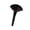 Black, variant on Drrntien Neck Duster Brush Barber Face Cleaning Hair Cutting Brush Fan Shaped Sweep Brush