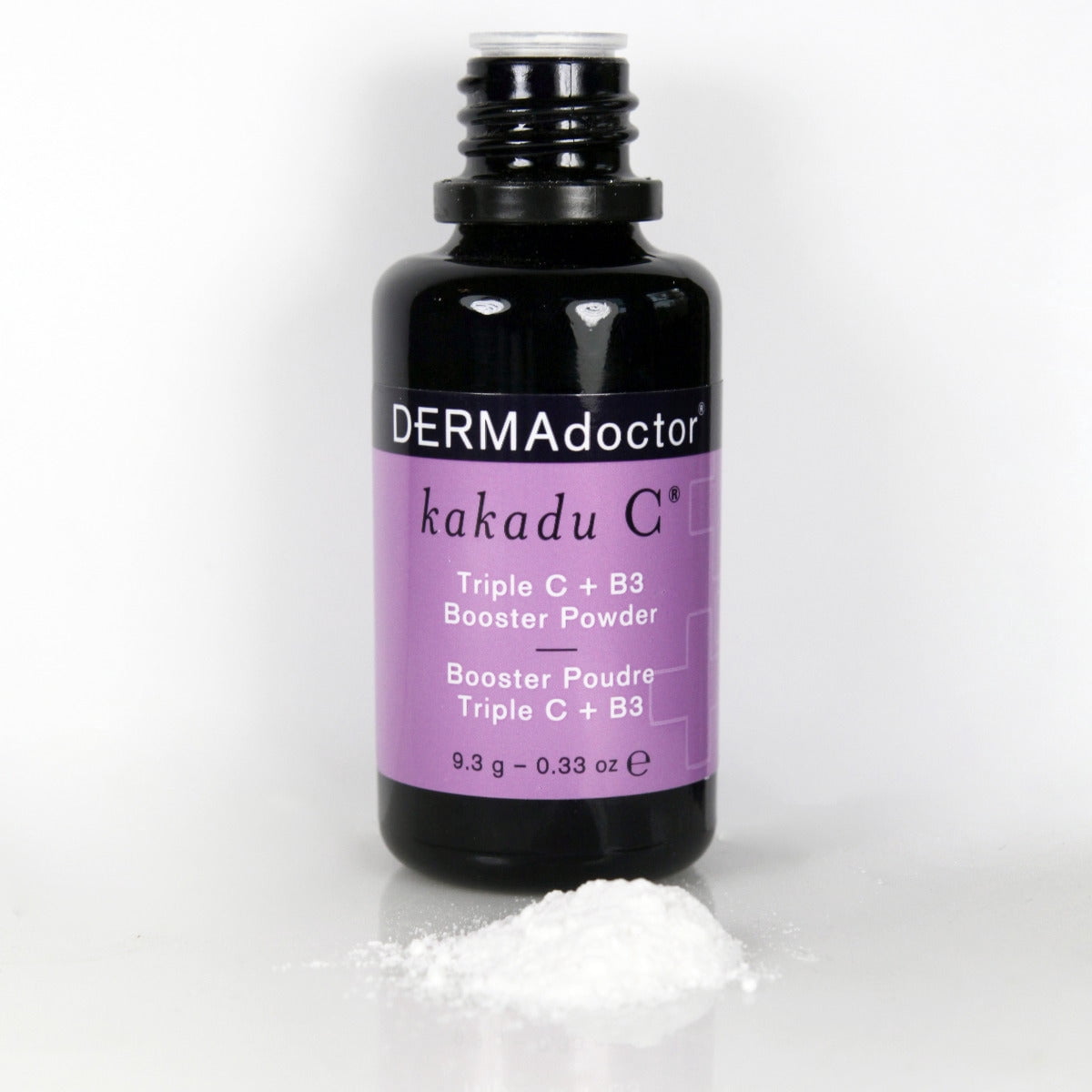DERMAdoctor Kakadu Triple C + B3 Booster Powder, Vitamin C & Niacinamide, 0.33 oz / 9.3g