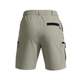 thumbnail image 3 of OIOLOYJM Mens Golf Shorts Elastic Waistband Business Work Relaxed Fit Casual Outdoor Gym Joggers Classic Hiking Sweat Shorts with Multi Pockets Mint Green M, 3 of 6