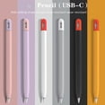 thumbnail image 3 of Aplicable a Apple ApplePencil Touch Capacitive Pen Estuche para lápiz de color de contraste Estuche protector resistente a caídas de silicona para iPad Pencil de 3.ª generación, 3 of 4