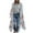Gray, variant on Coats Under $10.00 Plus Size,Womens Flowy Kimono Cardigan Open Front Dress Printed Chiffon Blouse Loose Tops