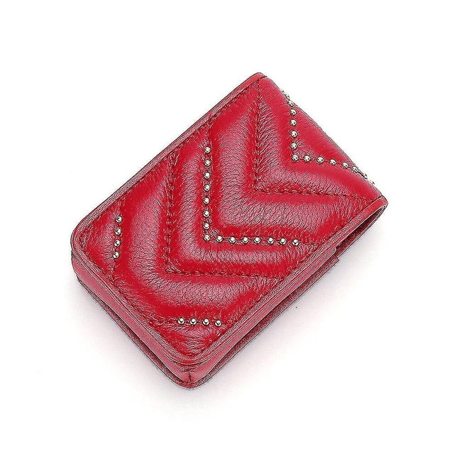 Neceser cosmético HUOGUO para pintalabios, cartera, piel auténtica