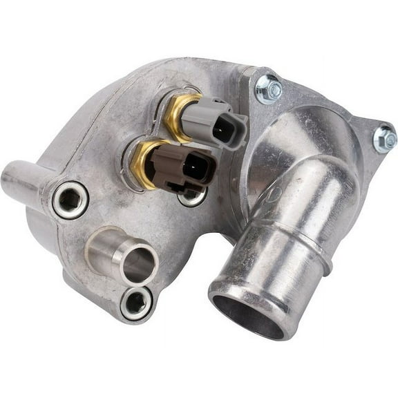 Engine Coolant Thermostat Housing Assembly - Compatible with 2004 - 2011 Ford Ranger 4.0L V6 2005 2006 2007 2008 2009 2010