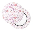 thumbnail image 2 of KLL Retro Floral Round Bar Chair Cushion Cover 12 inch ,Bar Stool Protector with Elastic, Soft Washable, 2 of 6