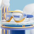 thumbnail image 2 of ZACPNCV Kids Swim Goggles No Leaking Non Fog Swimming Goggles for Kids Boys Girls with Nose Clip Earplugs Light Blue 3-13 Years, 2 of 4