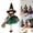 Green-GN, variant on Halloween Decor - Household Pendant - Black Halloween Doll Hanging Decoration - Halloween Small Witch Figurine with Skirt Hangable Witch Doll Ornament | Doll with Halloween Hanging Decoration